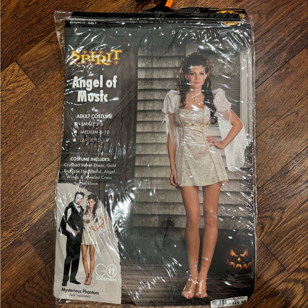 Spirit Gold and White Angel Costume